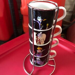 Disney Villains Black and Purple Mug Set
